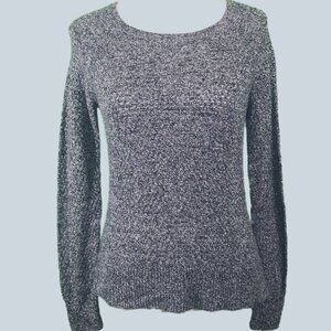 AMERICAN EAGLE (M) Marled Navy Sweater